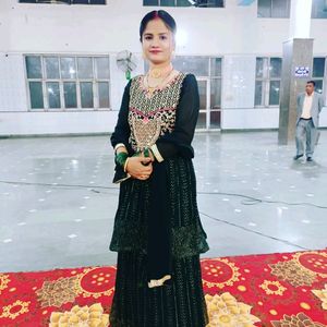 Dark Green Lehnga Dress