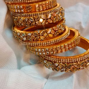 Bridal Kundan Bangles ❤️