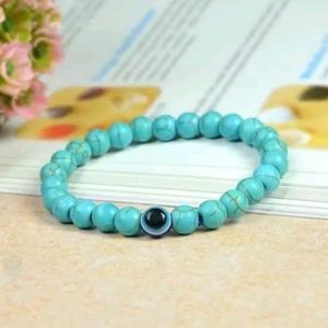 Turquoise Bracelet With Evil Eye Crystal ✅❤🆕🥳🎉