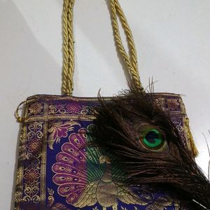 Traditional Saree Cloth Handbag