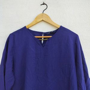 Tokyo Talkies Navy Blue Top