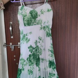 Sleeveless Floral Dress