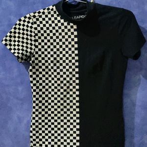 Shein Inspired Checkered Top