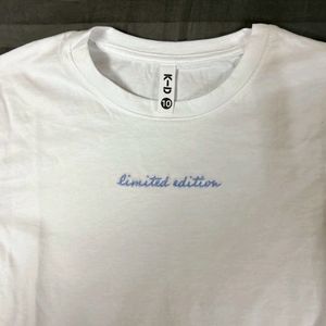 New White Tshirt Full Sleeves