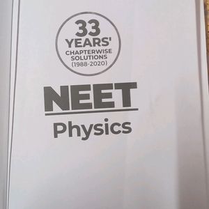 ARIHANT 33 YEARS NEET PAPER PHYSICS