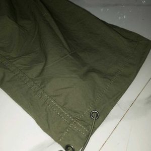 Unworn Luxury Olive Green Cargo Pants