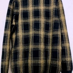 Checked Mens Pullover