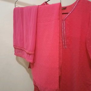 Fushia pink PAKISTANI SUIT