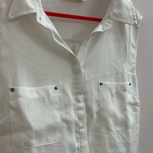 White Georgette Shirt