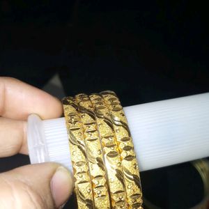 Gold Covered Bangles