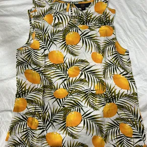 Cute Lemon Print Top