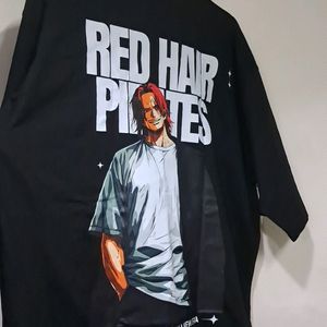 RED HAIR PIRATES T-Shirt ...BLACK