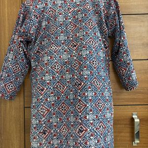 Blue Short Kurti