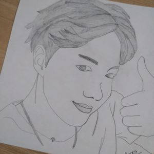 BTS Jhope Sketch