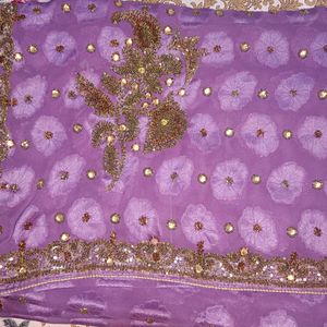 Wedding Wear Brasso Saree