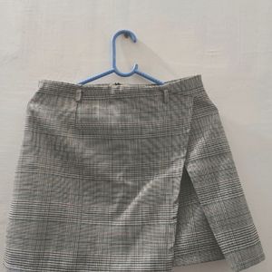 La Chic Pick Short Plaid A-Line Mini Tennis Skirt