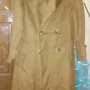 Long Coat With Slit From Abroad