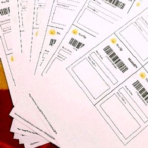 56 Non Sticky Shipping Labels