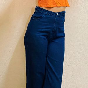 Wide Leg High Waist Jeans