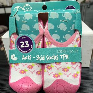 U-Grow Anti Skid Socks TPR Size 23