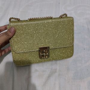 Slingbag Gold Party Use, Wedding Suitable