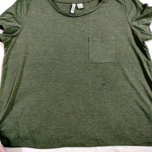 Grey H&M Top For Daily Use