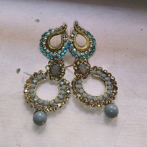 Combo Of 4 Sets Ear Rings