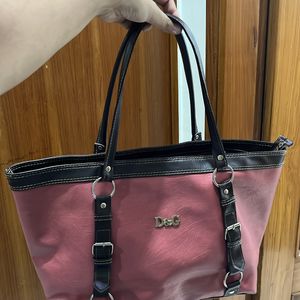 Pink Spacious Big handbag For Women