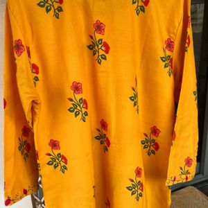 Kurta With Pant Set For Women(Embroidery)