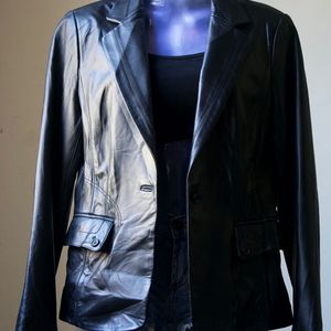 Sheepskin Leather Blazer