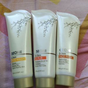 Ozone D-Tan Faelce Wash, Scrub & Face Pack