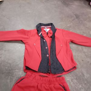 Boy Suit Red ♥️ And Black 🖤