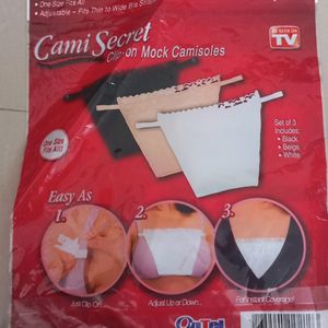 Clip On Camisoles Pack Of 3