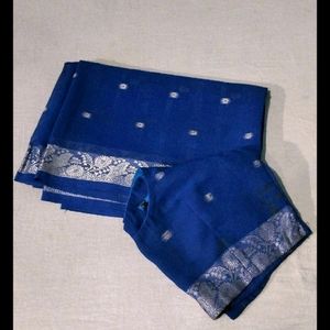 Navy Blue Colour Saree 🛍️