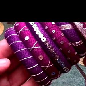 Purple Shade Bangles 💜🖤