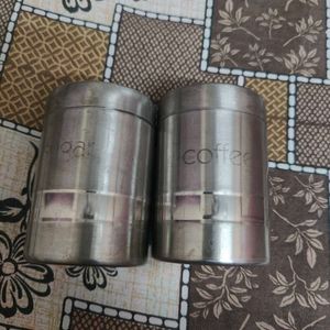 Steel Coffee & Sugar Container 500gm