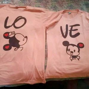 Cute Retro Couple T Shirts