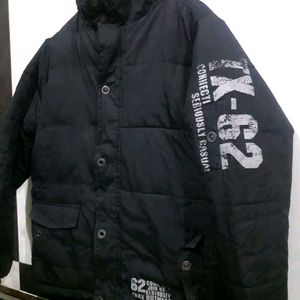 Black Winter Coat Fit To 15to 17 Yrs Boys