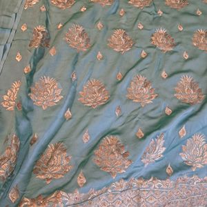 Zari Work Heavy Silk Blend