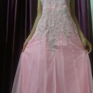 Rose Color Gown