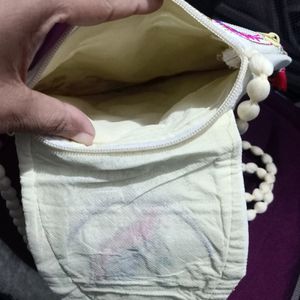 Embroidered Sling Bag