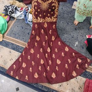 Brown Color Gown