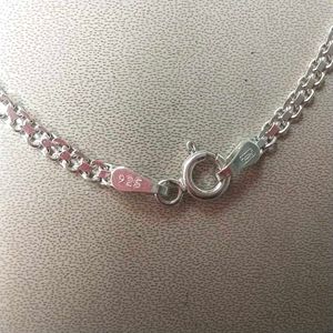 925 Silver Hallmark Flat Highway 🥨 Chain