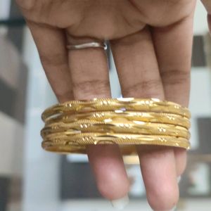 Golden Colour Bangles Set