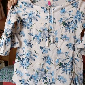 Floral Cotton Top