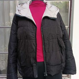 Black Puffed Jacket (weiran)