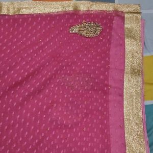 Beautiful Pink Colur Saree