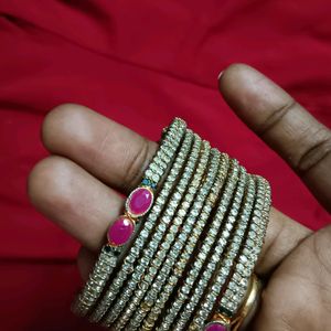 Combo- Bangles And Single Wooden Kada, No Return