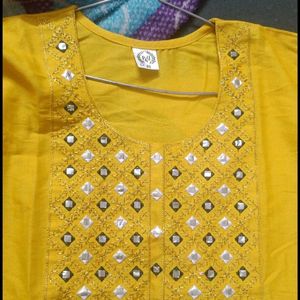 Xl  Mirror Work  Kurti