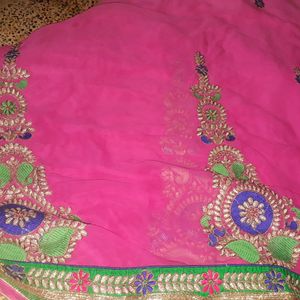 Beautiful Embroidery Saree 🤩